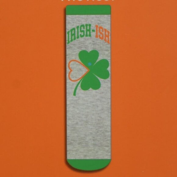 St Patricks Day Crew Socks Set Irish Ish Feeling Lucky One Size Fit Most Adults - Picture 3 of 6